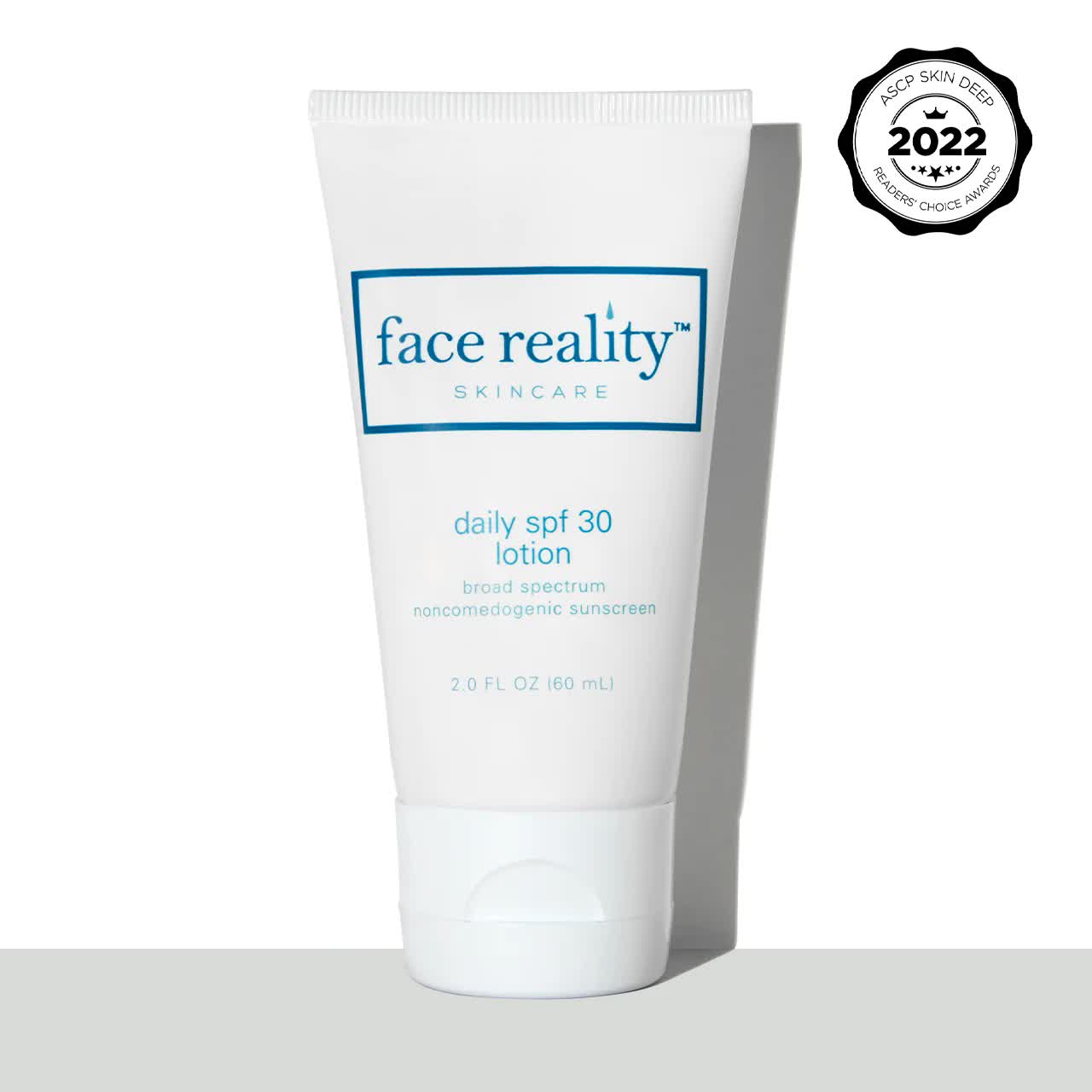 daily SPF30 lotion is from the face reality brand in white plastic packaging with 60ml