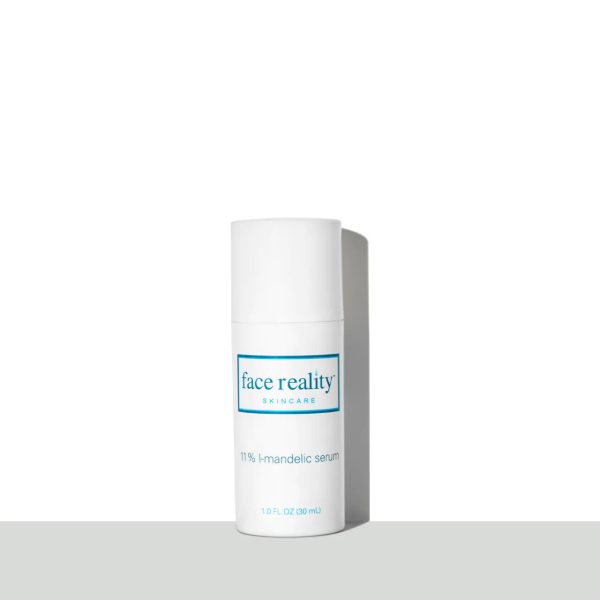 11% L-mandelic serum is from the face reality brand in white plastic packaging with 30ml