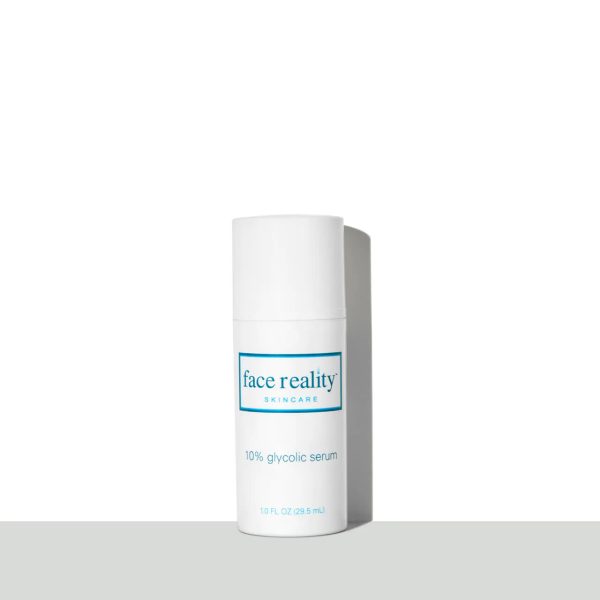 10% Glycolic Serum is from the face reality brand in white plastic packaging with 29,5ml